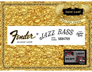 Fender Jazz Bass Guitar Decal 30g